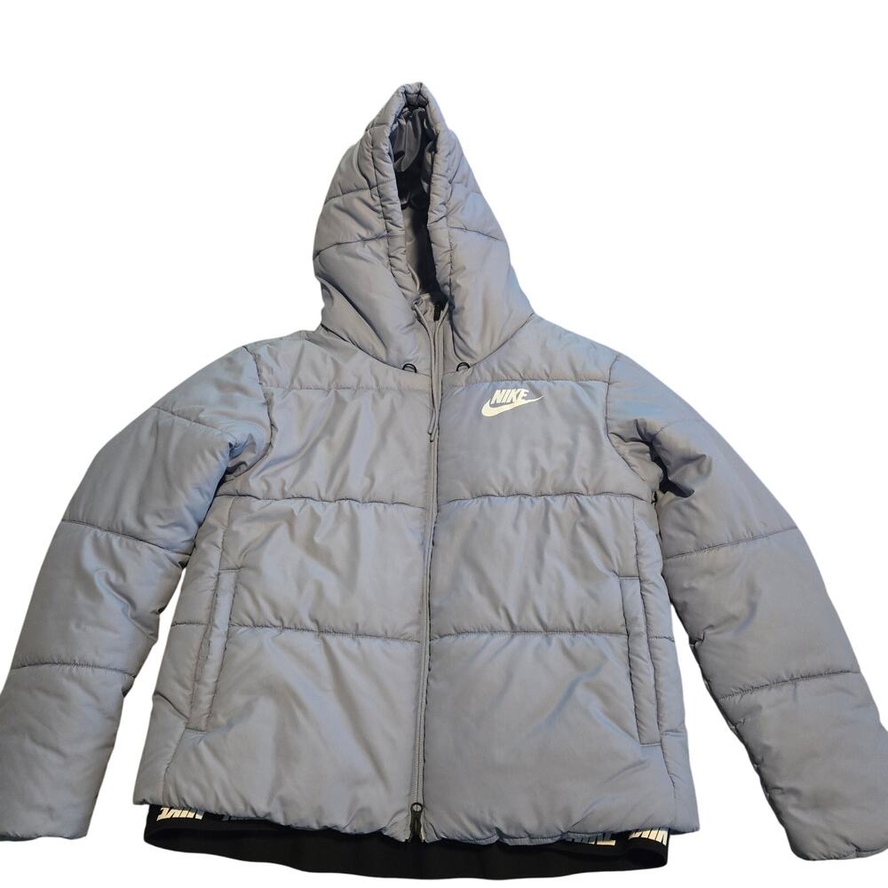 Nike Women's Sportswear Synthetic Fill Hooded Puffer Jacket Size Large